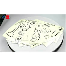 Free sample self adhesive luminous glow in dark sticker